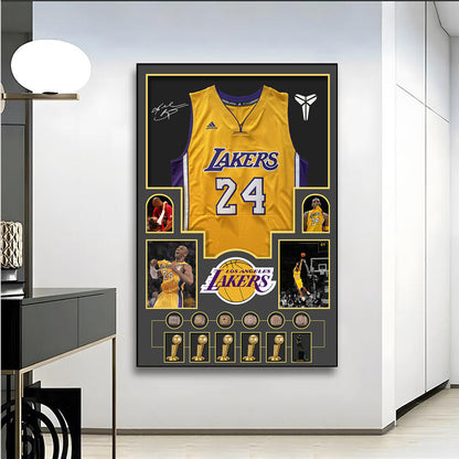 Kobe Bryant's Jersey, Mamba Wall Art