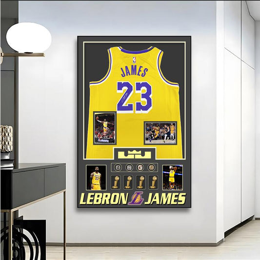 LeBron James's Jersey Wall Art