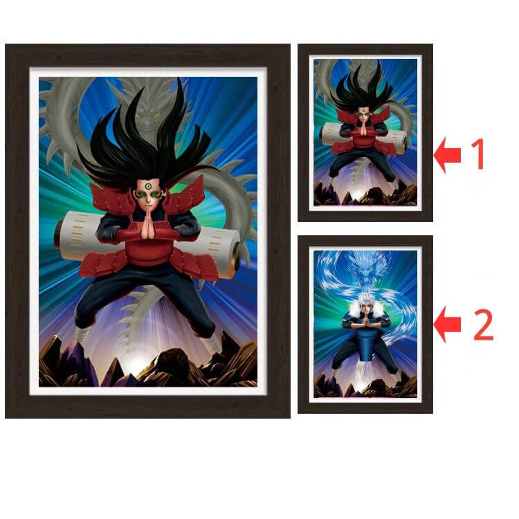 Hashirama Tobirama 3D Poster