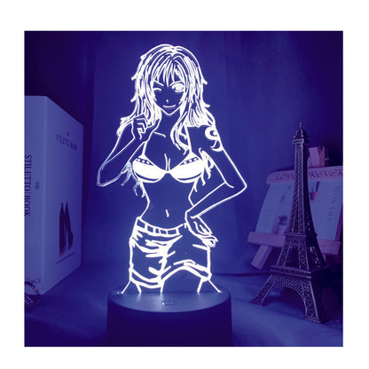 One Piece 3D LED Lamp