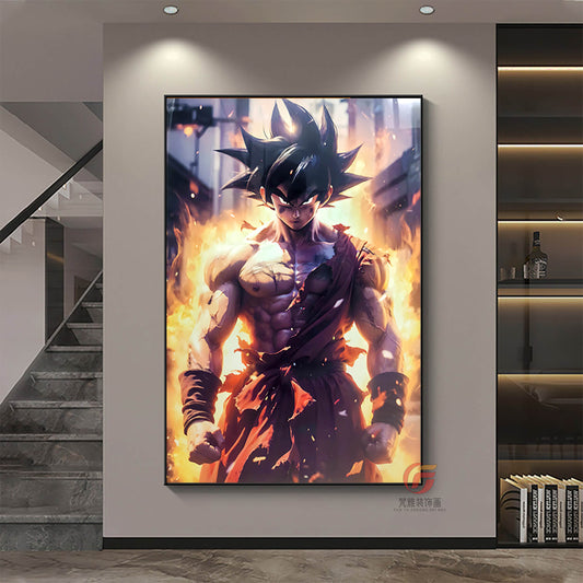 DBZ Goku Wall Art