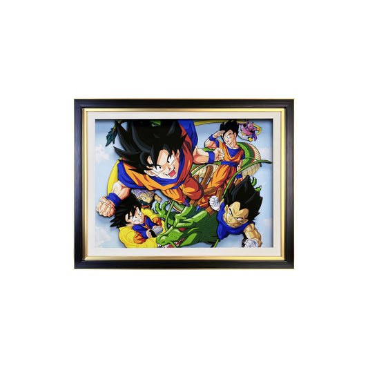 Goku Handmade 3D Painting