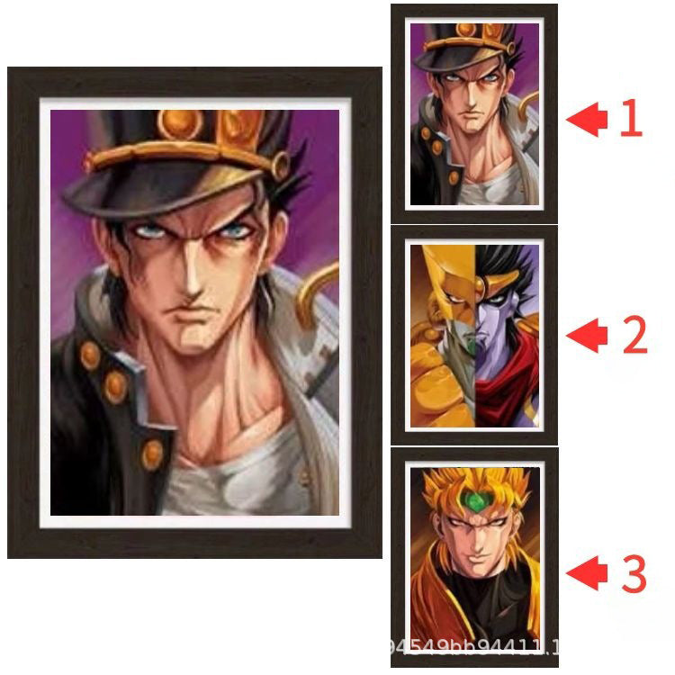 Jotaro Kujo and Dio Brando 3D Poster