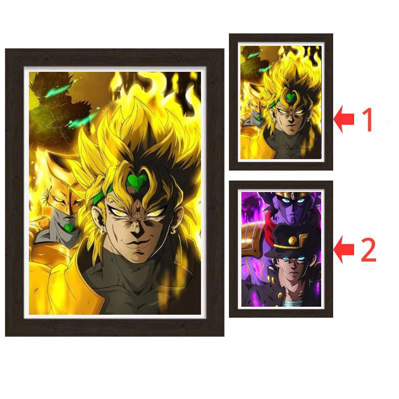 Dio Brando and Jotaro Kujo 3D Poster