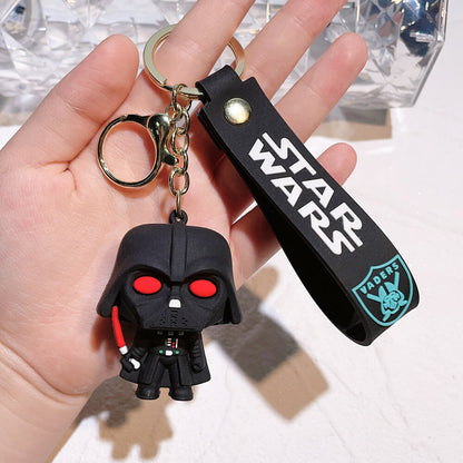 Star Wars Mandalorian Baby Yoda Stormtrooper Keychain Pendant