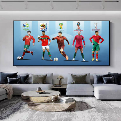 Cristiano Ronaldo - Horizontal Wall Art