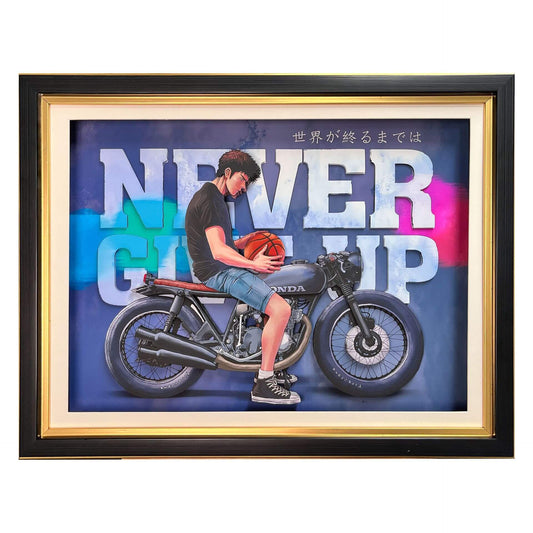 Mitsui Motorcycle Handmade 3D Decorative Painting