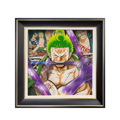 Zoro Handmade 3D Decorative Painting