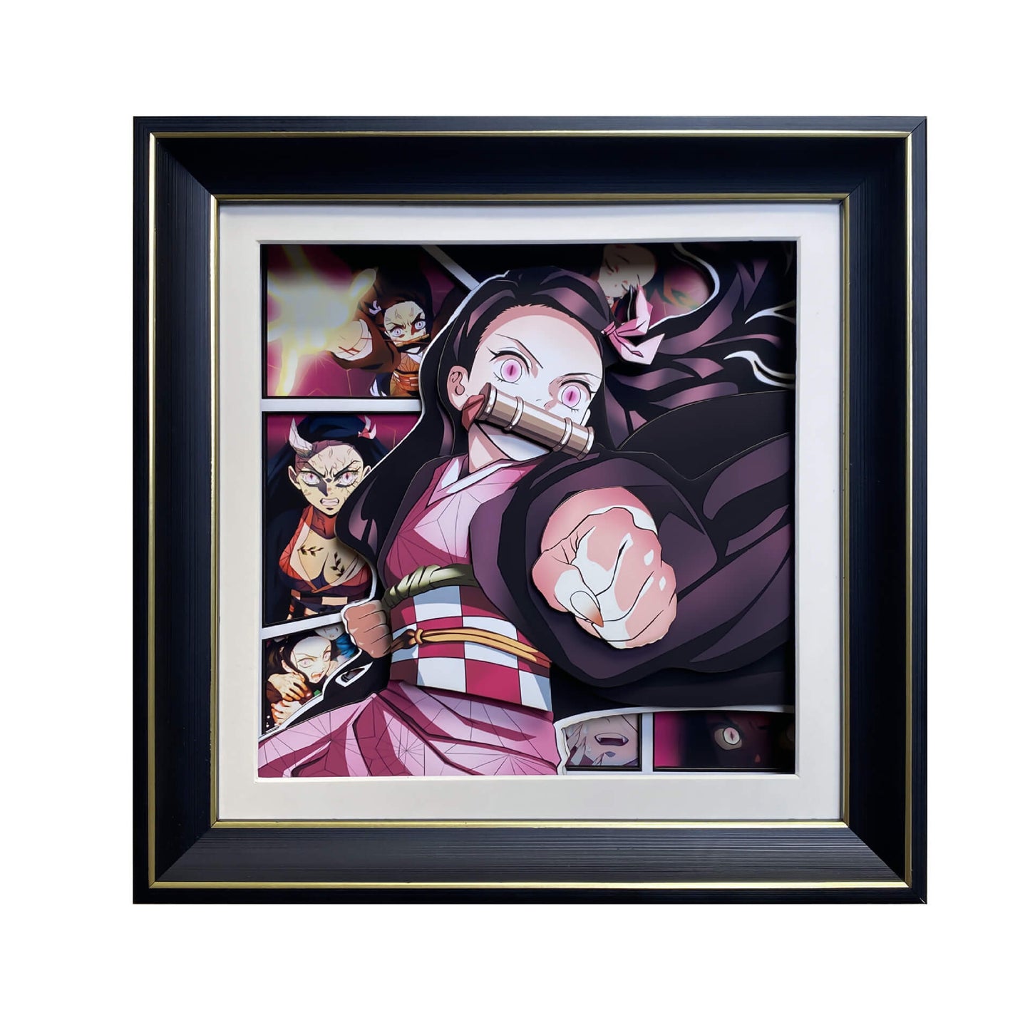 Nezuko Kamado Handmade 3D Anime Mural Picture