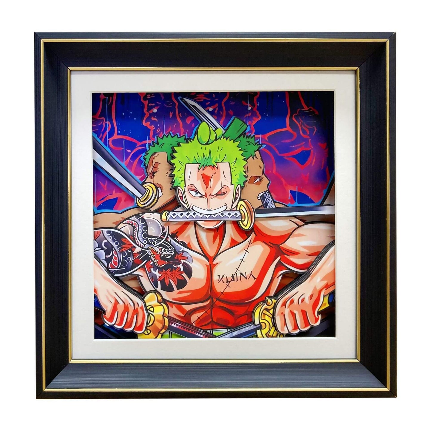 Zoro Handmade 3D Decorative Painting