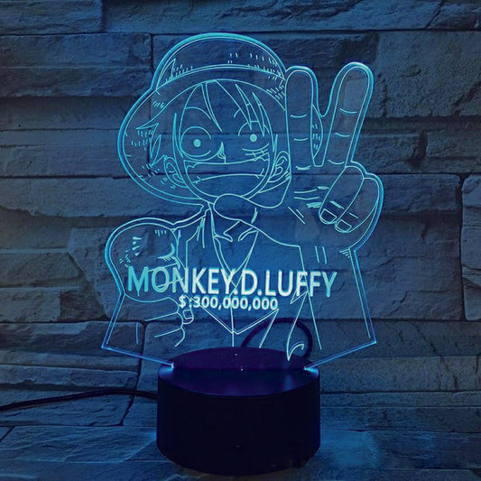 Luffy 3D LED Lamp