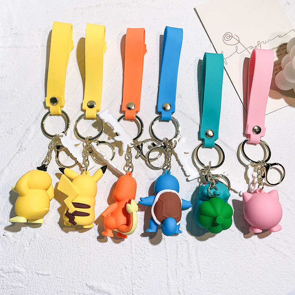 Pokémon Cartoon Keychains