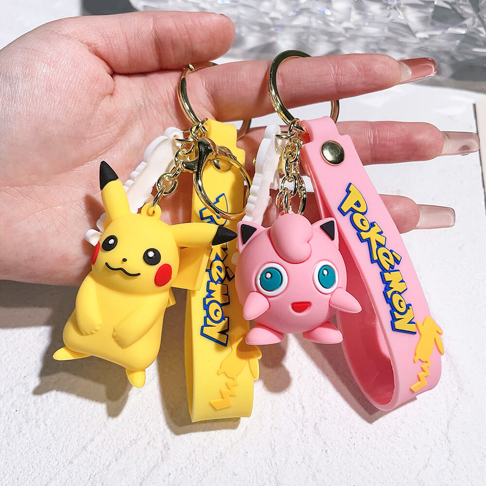 Pokémon Cartoon Keychains