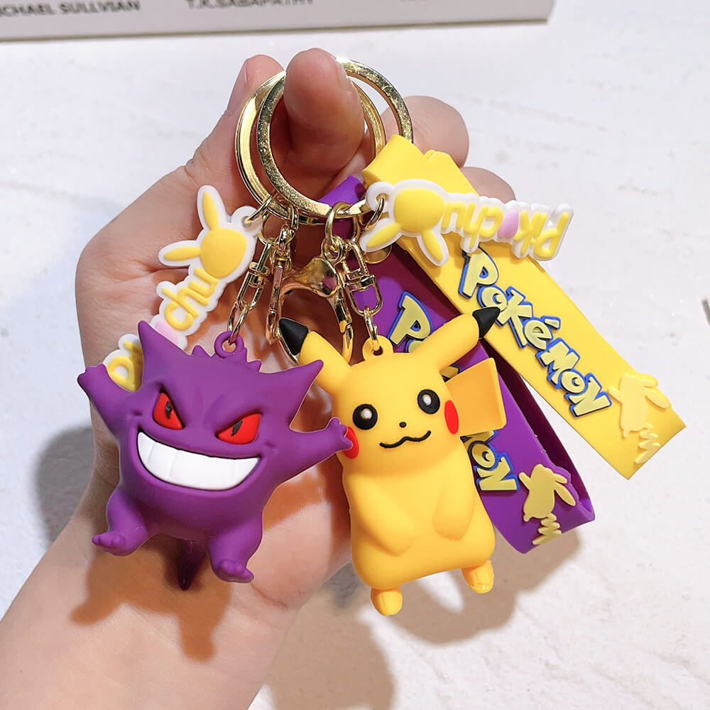 Pokémon Cartoon Keychains