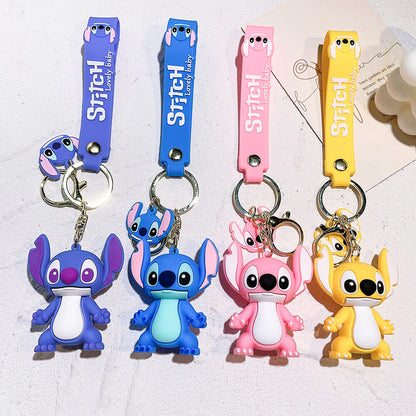 Stitch Wristlet Cartoon Keychain Gifts