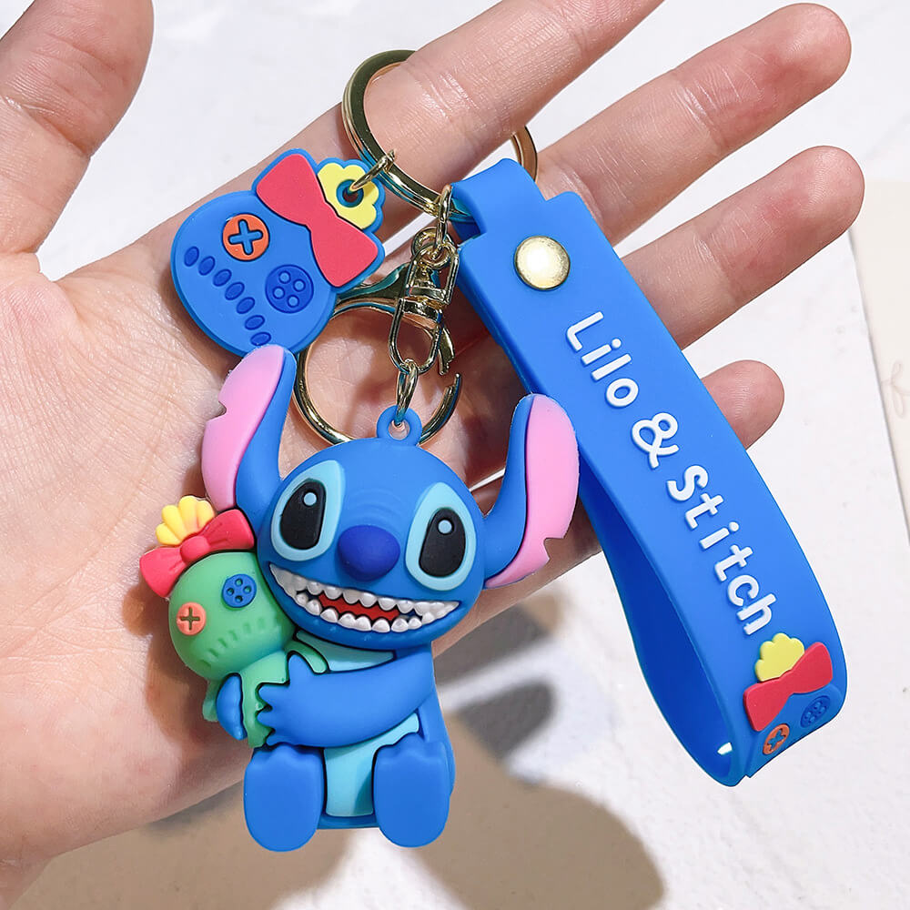 Stitch Wristlet Cartoon Keychain Gifts