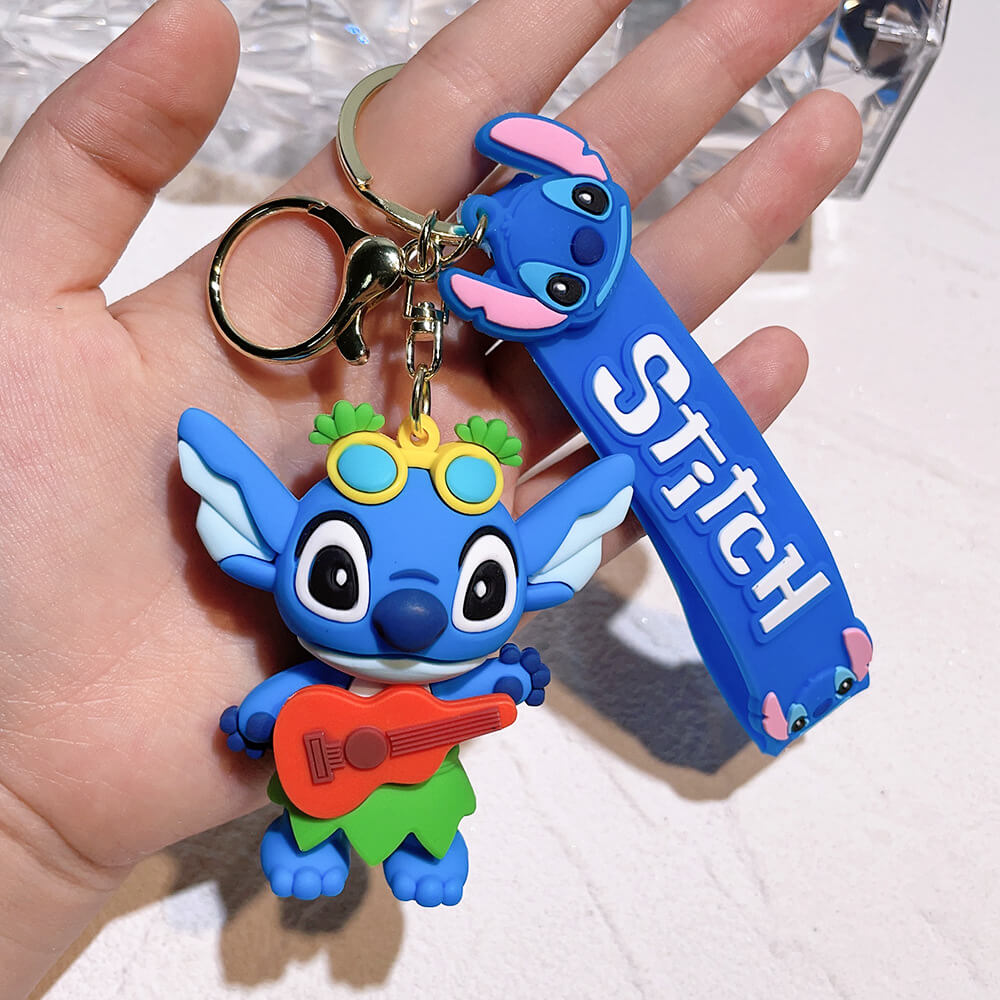 Stitch Wristlet Cartoon Keychain Gifts