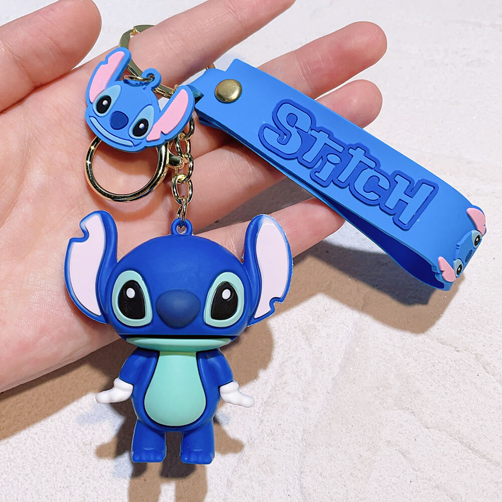 Stitch Wristlet Cartoon Keychain