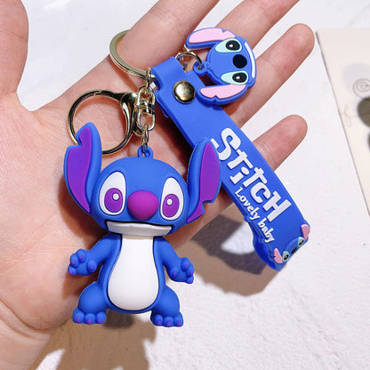 Stitch Wristlet Cartoon Keychain