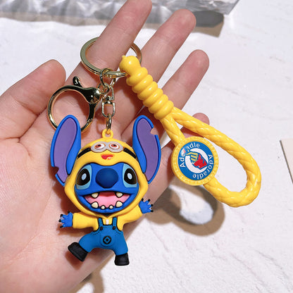 Stitch Wristlet Cartoon Keychain