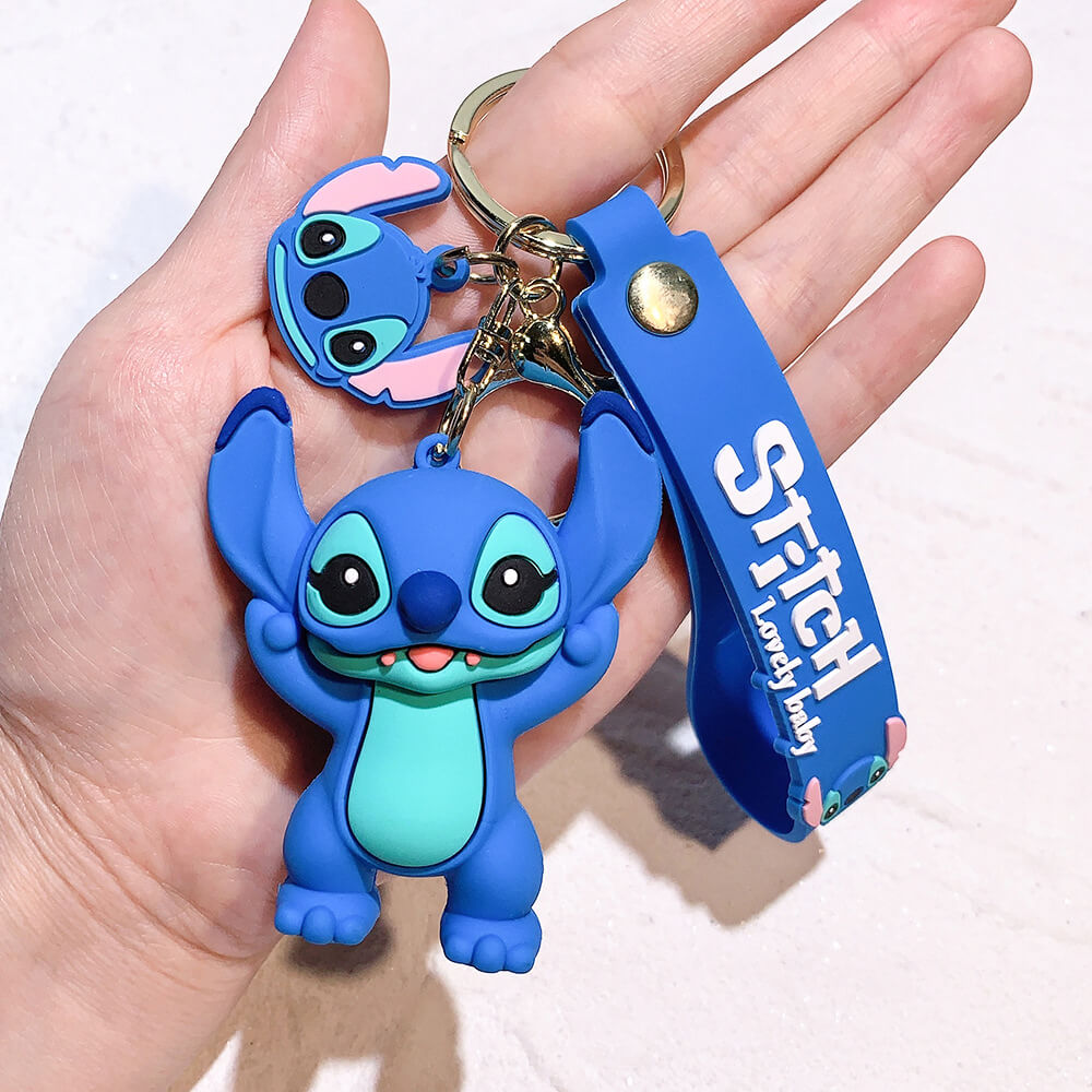 Stitch Wristlet Cartoon Keychain