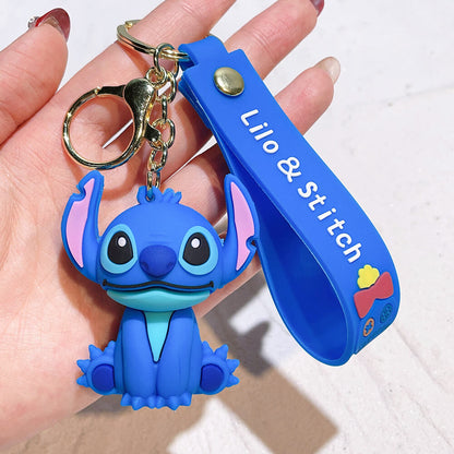 Stitch Wristlet Cartoon Keychain