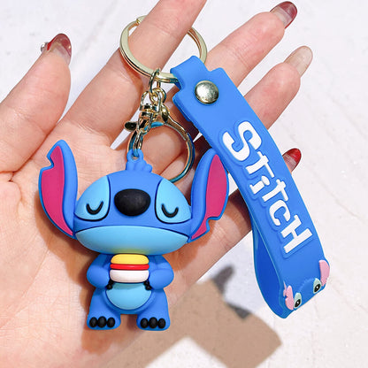 Stitch Wristlet Cartoon Keychain