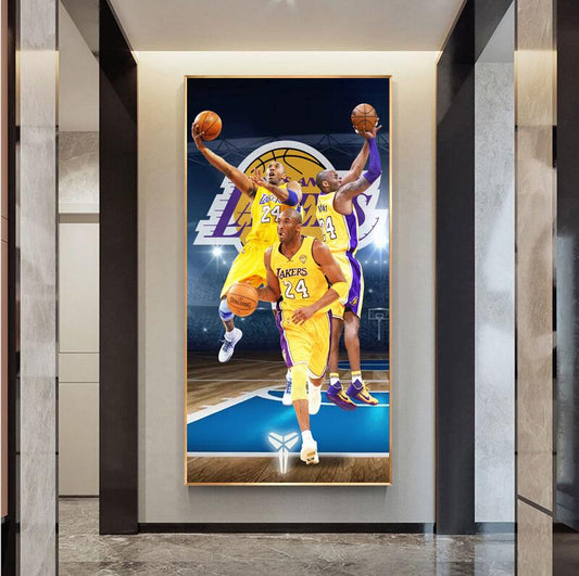 Kobe Bryant Vertical Wall Art