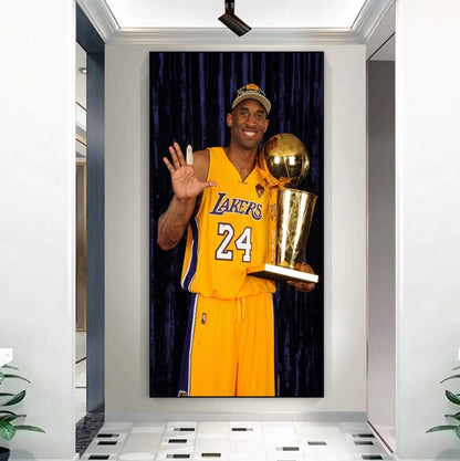 Kobe Bryant Vertical Wall Art