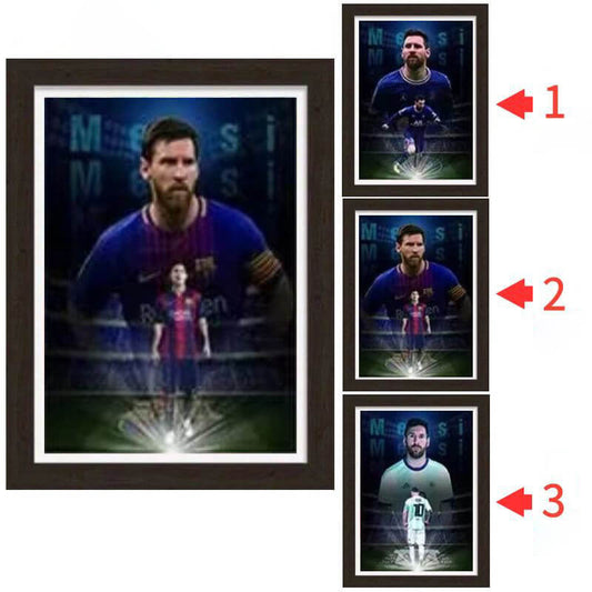 3D Lionel Messi Poster