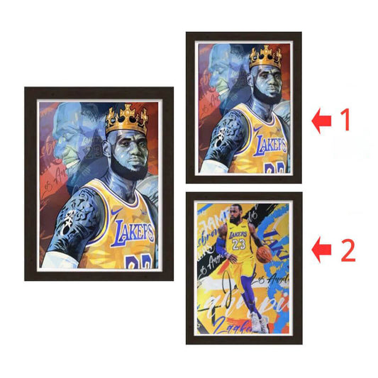 3D LeBron James Poster