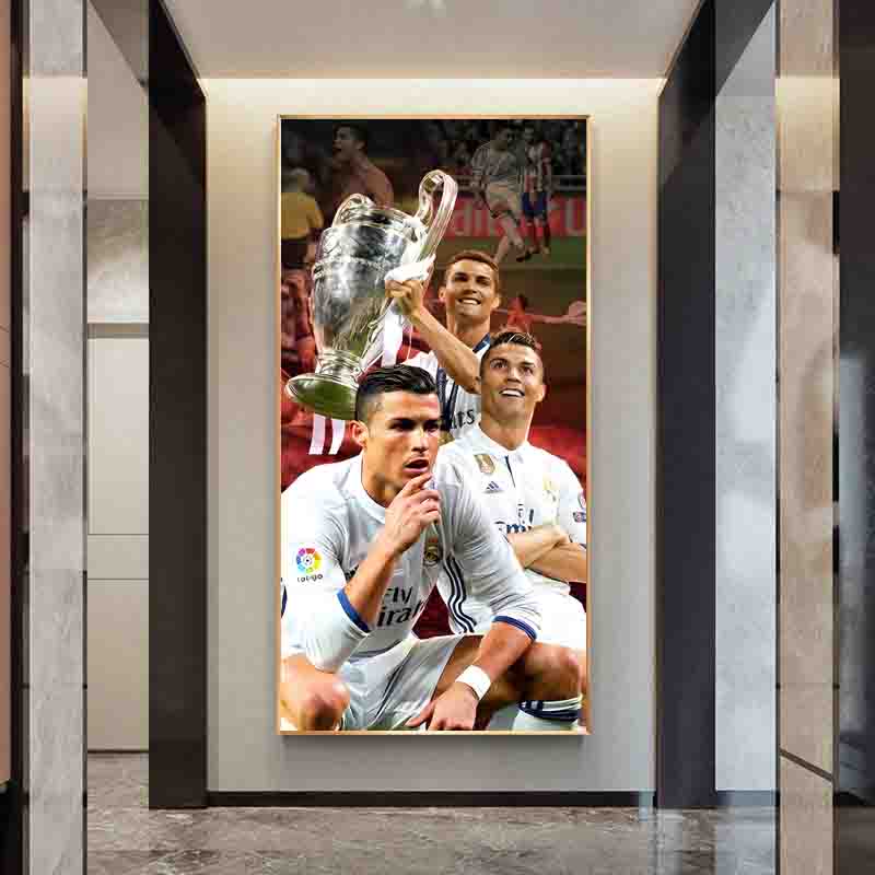 Cristiano Ronaldo Wall Art - Crystal Porcelain