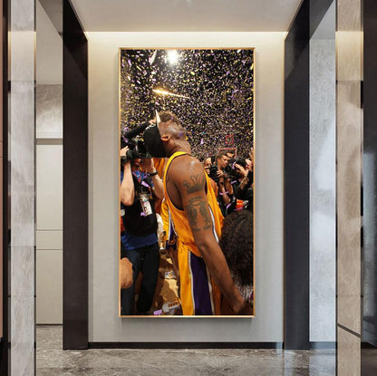 Kobe Bryant Vertical Wall Art