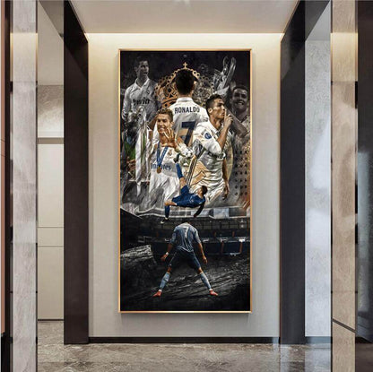 Cristiano Ronaldo Wall Art - Crystal Porcelain