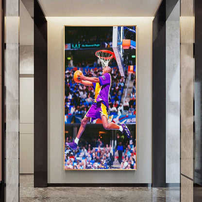 Kobe Bryant Vertical Wall Art