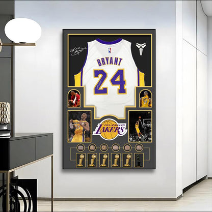 Kobe Bryant's Jersey, Mamba Wall Art