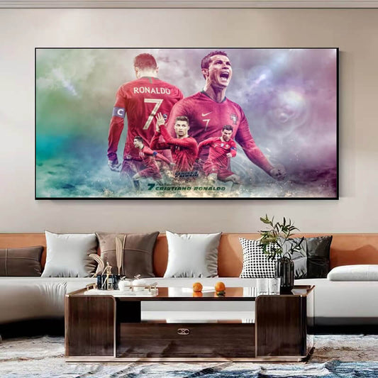 Cristiano Ronaldo Horizontal Wall Art