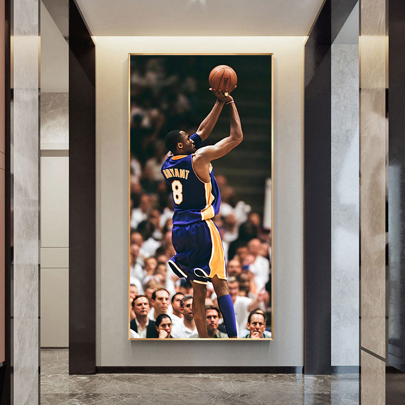 Kobe Bryant Wall Art, Vertical