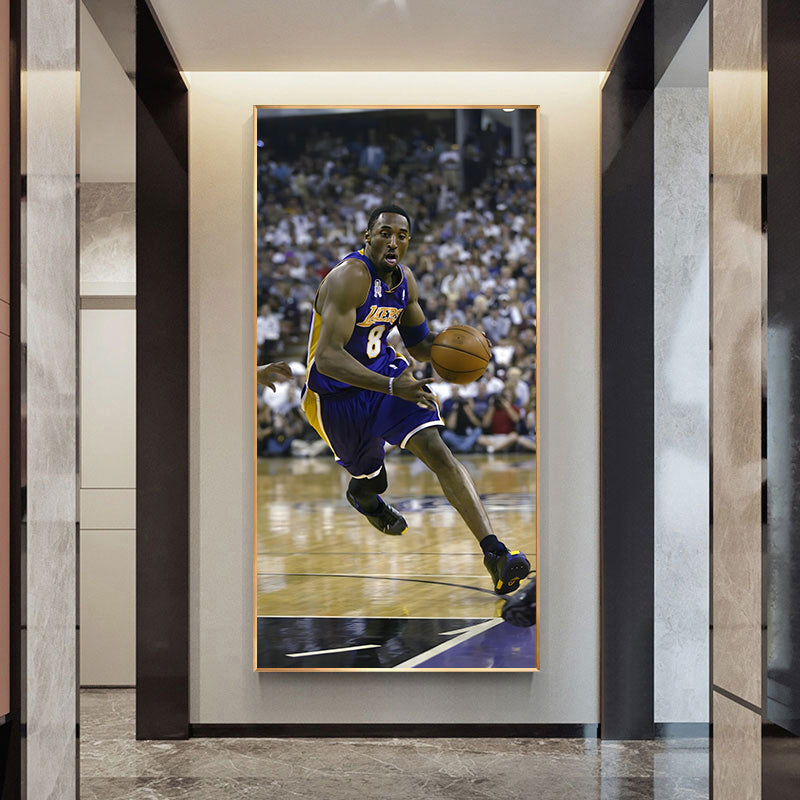 Kobe Bryant Wall Art, Vertical