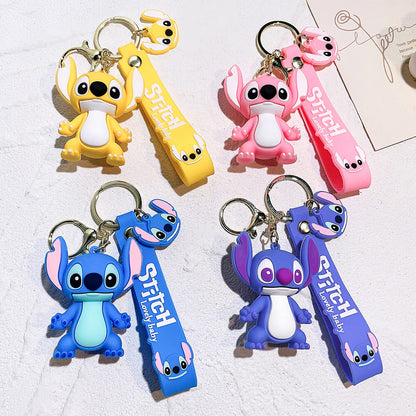 Stitch Wristlet Cartoon Keychain Gifts