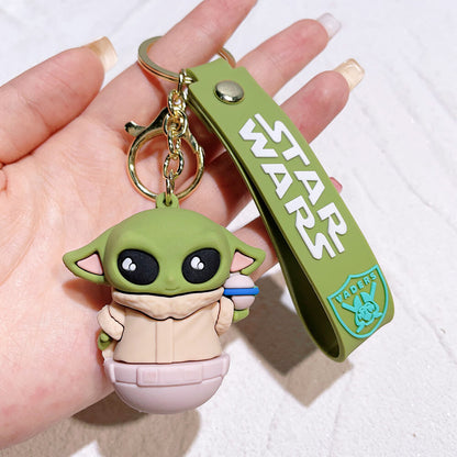 Yoda Baby Cartoon Keychains