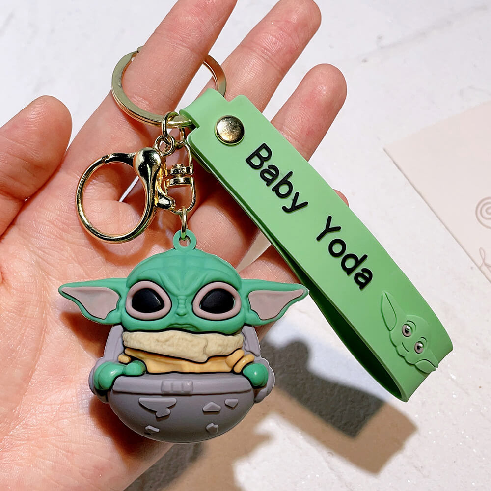 Yoda Baby Cartoon Keychains