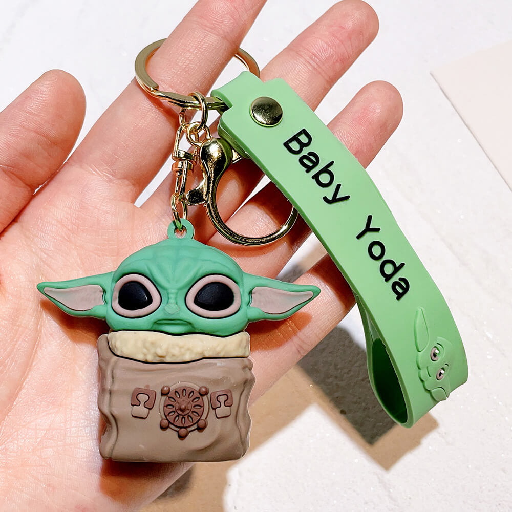 Yoda Baby Cartoon Keychains