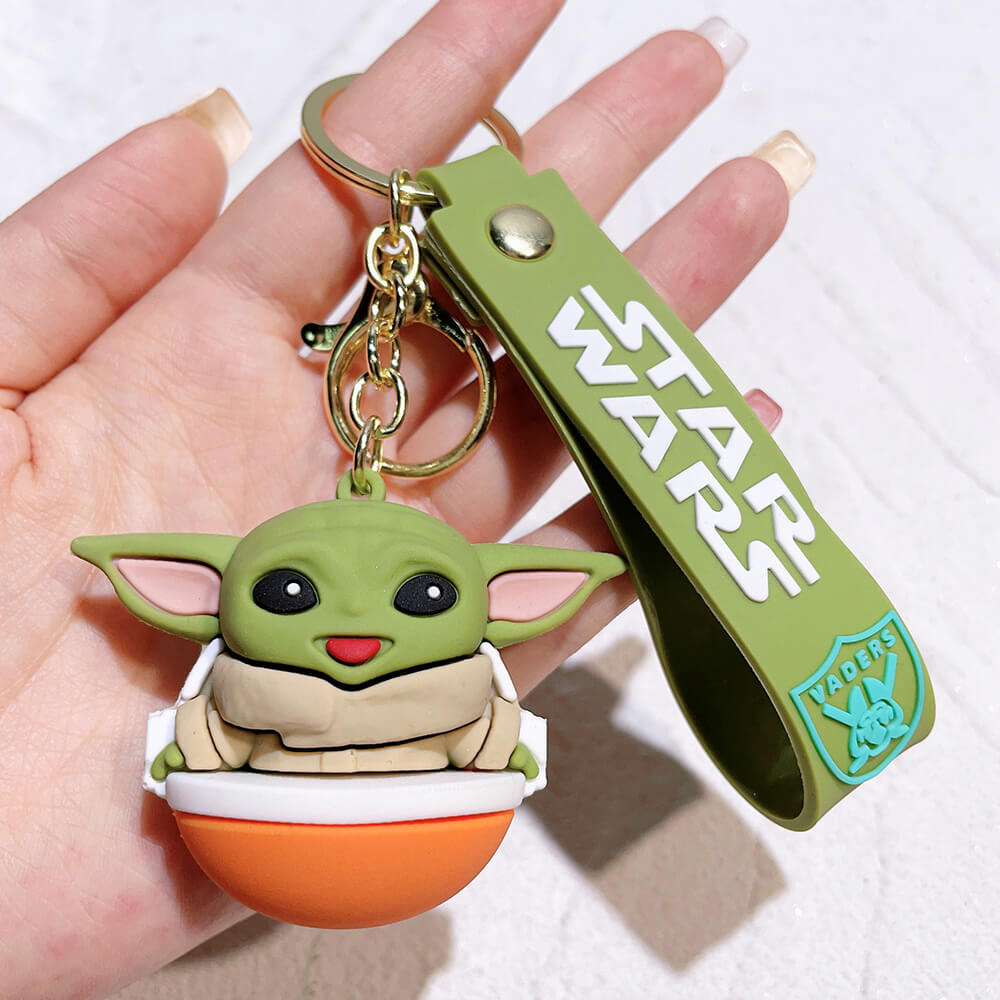 Yoda Baby Cartoon Keychains