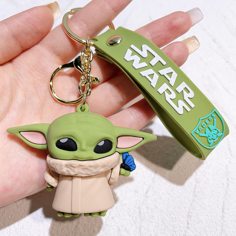 Yoda Baby Cartoon Keychains