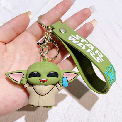 Yoda Baby Cartoon Keychains