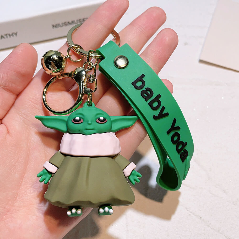 Yoda Baby Cartoon Keychains