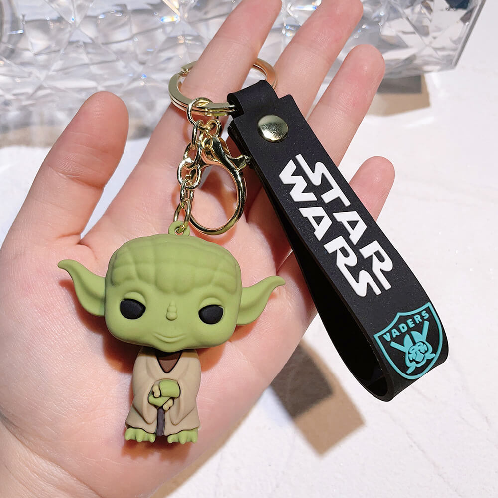 Star Wars Mandalorian Baby Yoda Stormtrooper Keychain Pendant