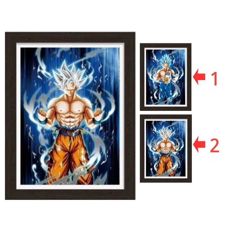 Goku Super Saiyan 3D Poster