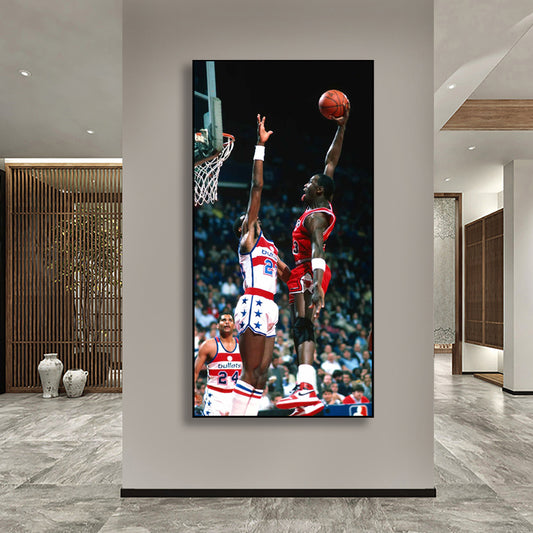 Michael Jordan Dunk Wall Art